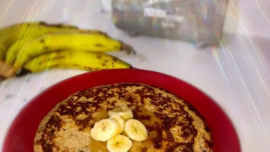 كيك الموز والتمر