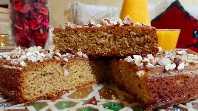 كيك بدقيق الشعير 