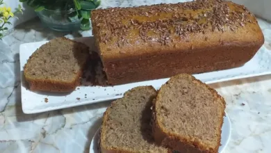 كيك بدقيق الشعير