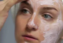 ماسك النشا وماء الورد