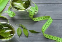 مشروب الشاي الأخضر لتقليل السمنة