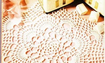 مفرش كروشيه