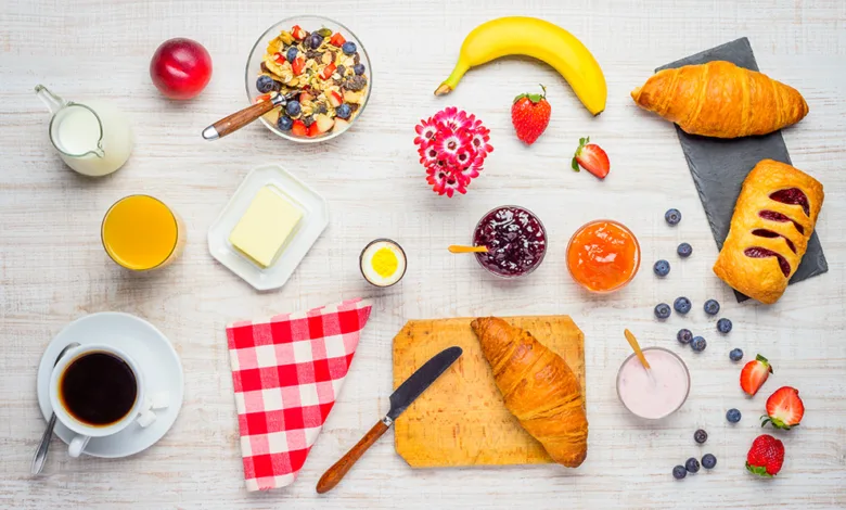 مكونات الإفطار الصحي