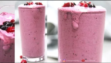 ميلك شيك التوت