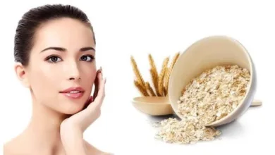 نضارة البشرة بدقيق الشوفان