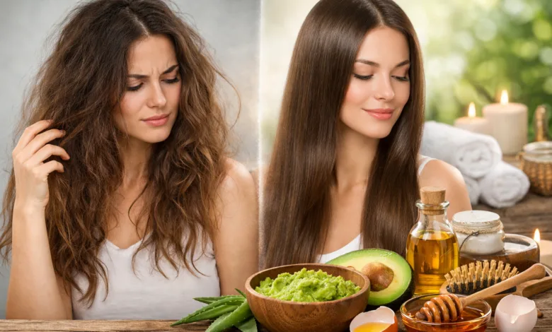 وصفات طبيعية للعناية بالشعر الهائش 1