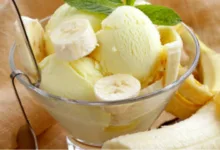 وصفة ايس كريم الموز