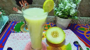 عصير الكنتالوب بالليمون