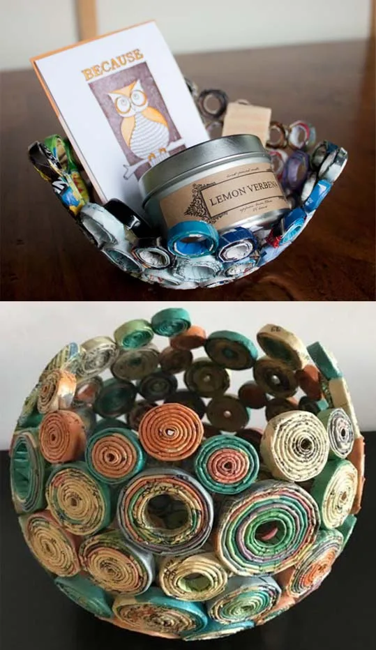 استخدام سلال الورق في الهدايا والتغليف