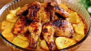 دجاج في الفرن