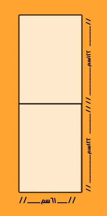 طريقة إعداد القماش وتجهيزه لإعداد باترون الشال المكسيكى